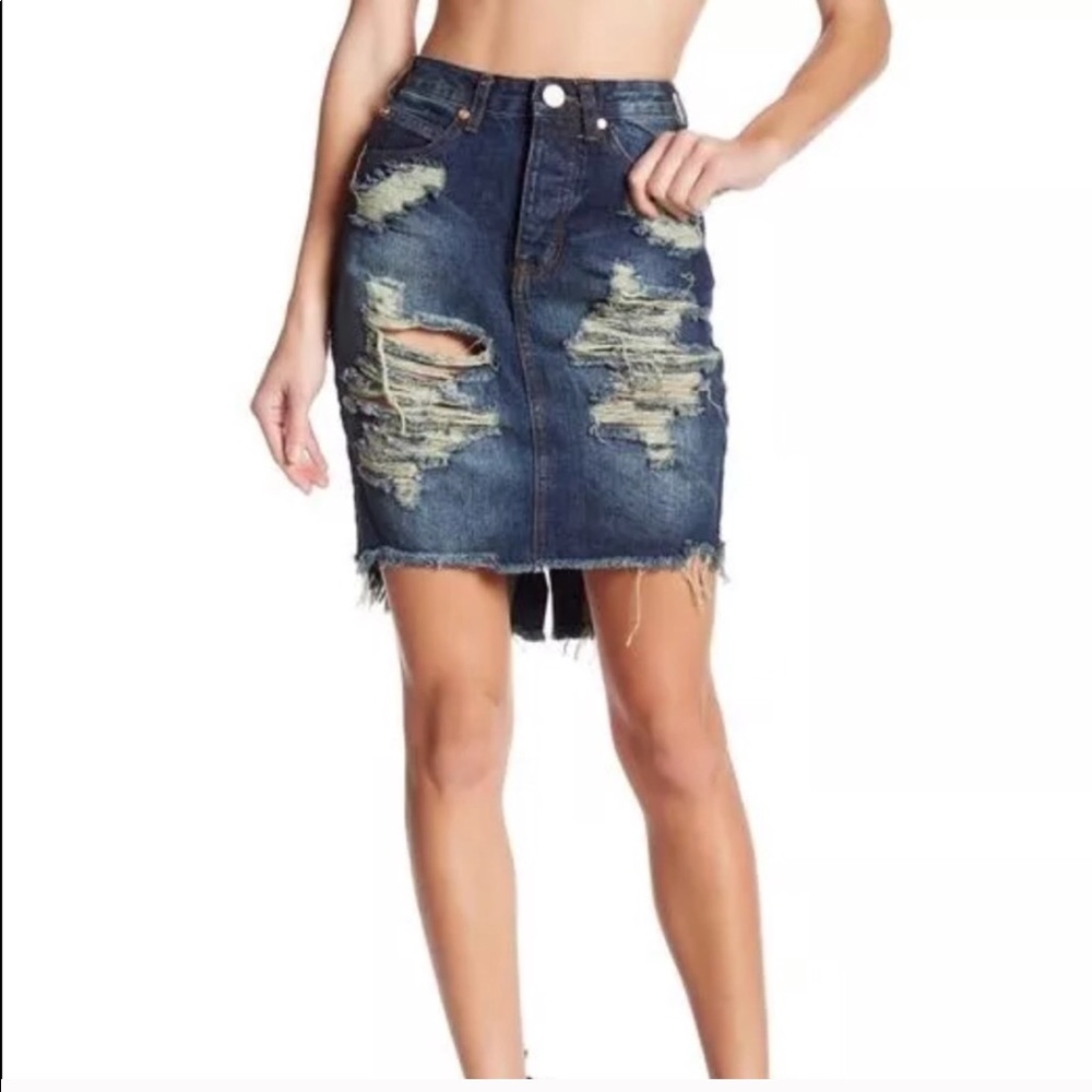 NWT One Teaspoon 2020 Denim Skirt